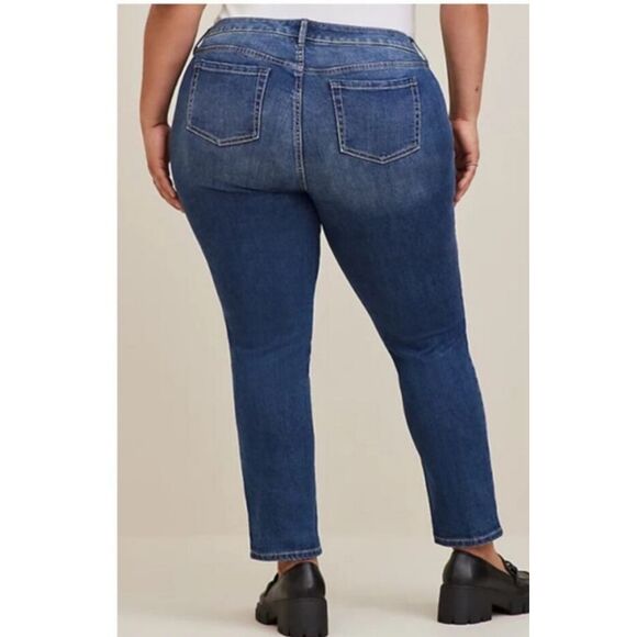 Torrid Denim Straight Leg Jeans. Coastal Cowgirl, Normcore, Denim - Picture 5 of 11